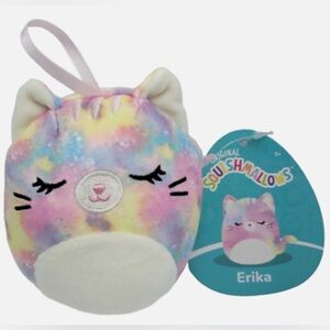 SQUISHMALLOWS- ERIKA Pastel Cat Plush - 4 inches- NWT